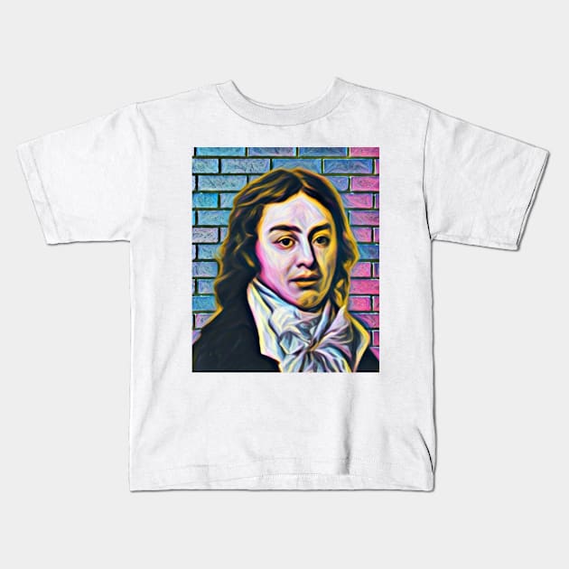 Samuel Taylor Coleridge Portrait | Samuel Taylor Coleridge Artwork 10 Kids T-Shirt by JustLit